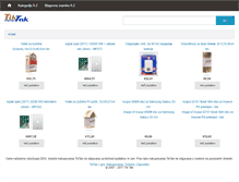 Tablet Screenshot of nakupovanje.tiktak.si