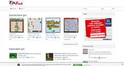 Desktop Screenshot of igre.tiktak.si